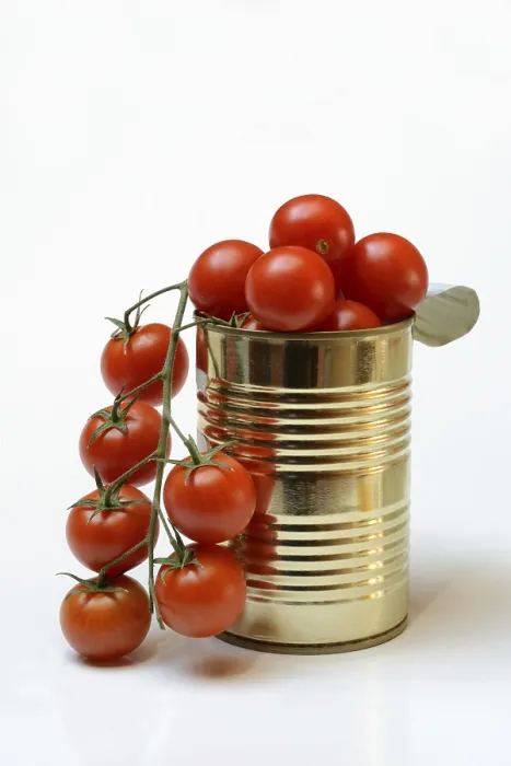 Framed Print : Tinned Tomatoes and Cherry Tomatoes Print Framed Print : Tinned Tomatoes and Cherry Tomatoes Print