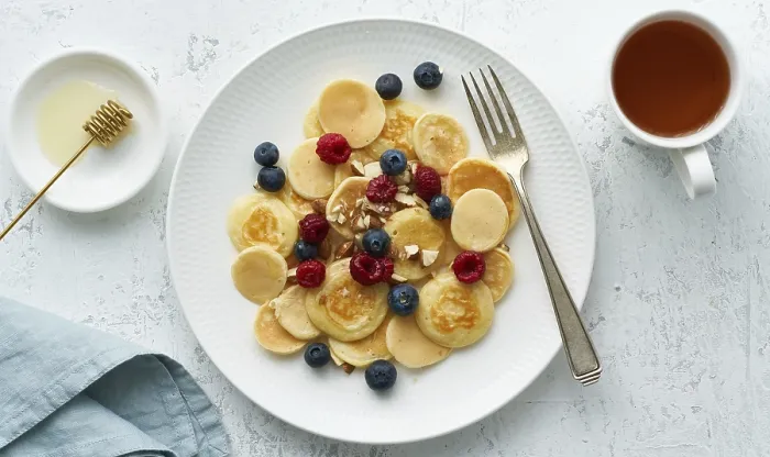 Framed Print : Tiny Pancakes Breakfast Print Framed Print : Tiny Pancakes Breakfast Print