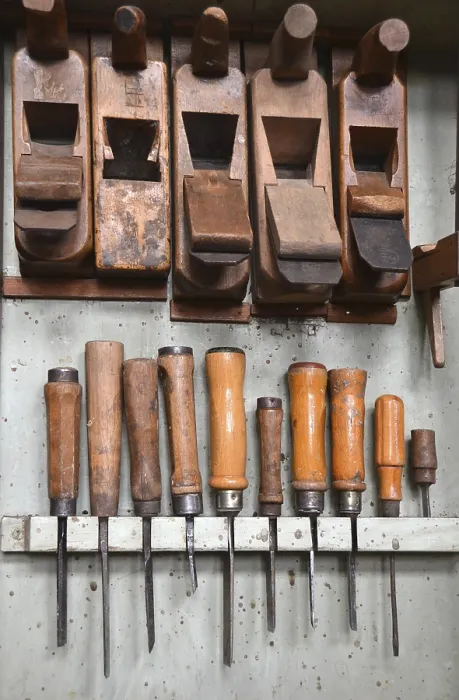 Framed Print : Joinery Tools Print Framed Print : Joinery Tools Print