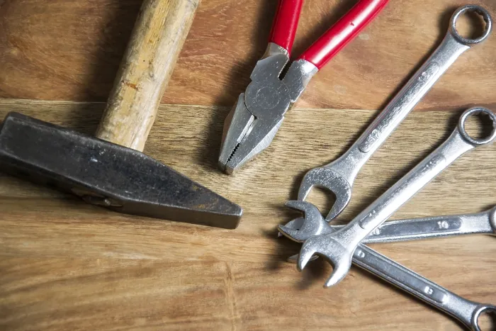Framed Print : Wooden Tools Print Framed Print : Wooden Tools Print