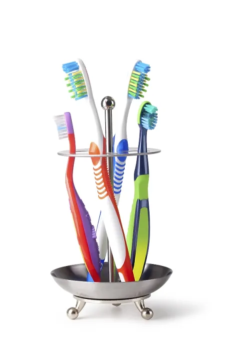 Framed Print : Toothbrush Print on White Background Framed Print : Toothbrush Print on White Background