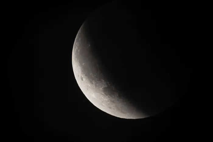 Framed Print : After a Total Lunar Eclipse Print, Frankfurt am Main Framed Print : After a Total Lunar Eclipse Print, Frankfurt am Main