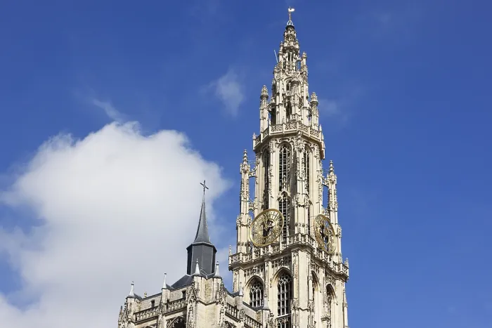 Framed Print : Tower of the Cathedral of Our Lady Print, Antwerp, Belgium Framed Print : Tower of the Cathedral of Our Lady Print, Antwerp, Belgium