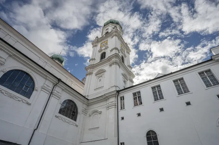 Framed Print : Tower of St Stephen's Cathedral Print, Passau, Germany