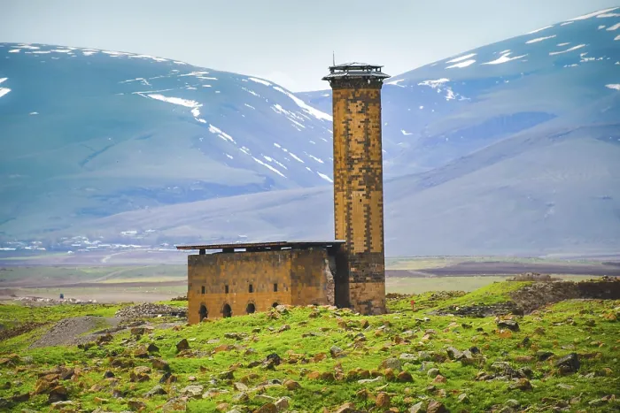 Framed Print : Ani Ruins Tower Structure Print, Eastern Anatolia, Turkey Framed Print : Ani Ruins Tower Structure Print, Eastern Anatolia, Turkey