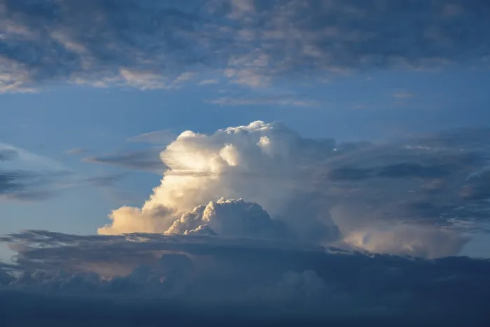 Framed Print : Towering Cumulonimbus Cloud Print, Swabian Alb, Germany Framed Print : Towering Cumulonimbus Cloud Print, Swabian Alb, Germany