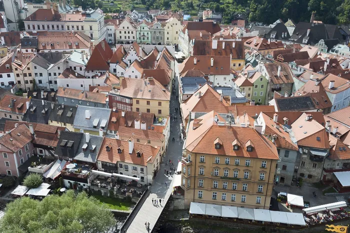 Framed Print : Cesky Krumlov Castle Tower Print Framed Print : Cesky Krumlov Castle Tower Print