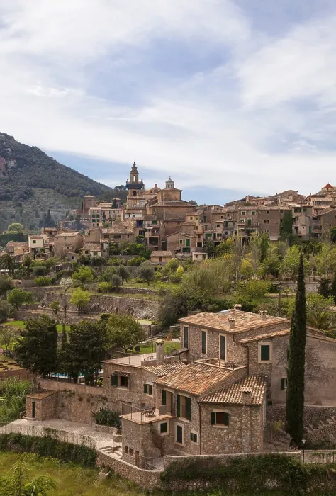 Framed Print : Townscape, Valldemossa, Majorca Print Framed Print : Townscape, Valldemossa, Majorca Print