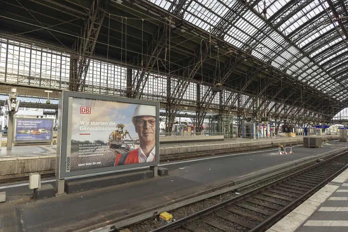 Framed Print : Cologne Central Station Print: Tracks Closed Framed Print : Cologne Central Station Print: Tracks Closed