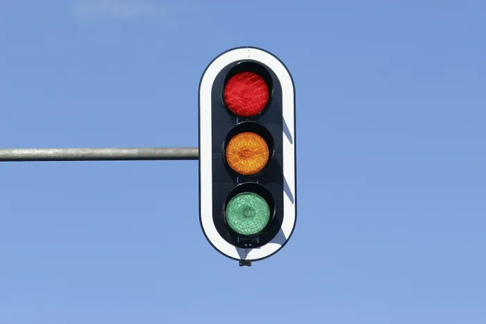 Framed Print : Traffic Light Print: Urban Scene Framed Print : Traffic Light Print: Urban Scene