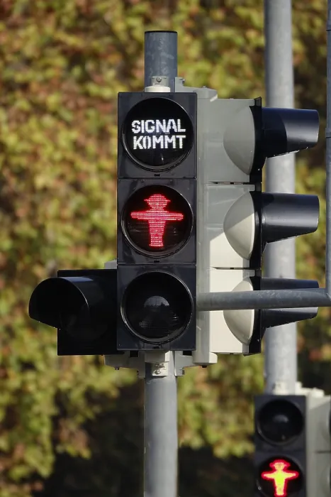 Framed Print : Traffic Light Print, Germany Framed Print : Traffic Light Print, Germany