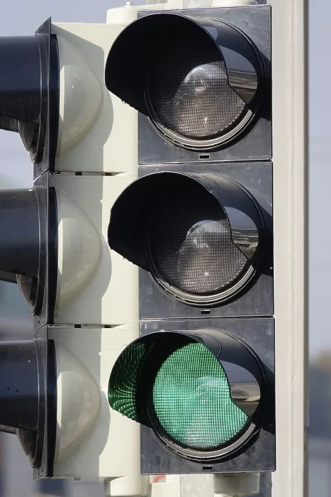 Framed Print : Germany Traffic Light Print Framed Print : Germany Traffic Light Print