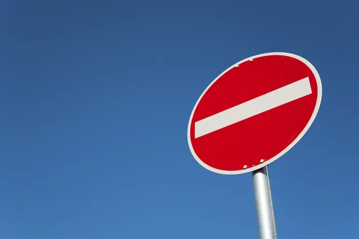 Framed Print : No Entry Traffic Sign Print Framed Print : No Entry Traffic Sign Print