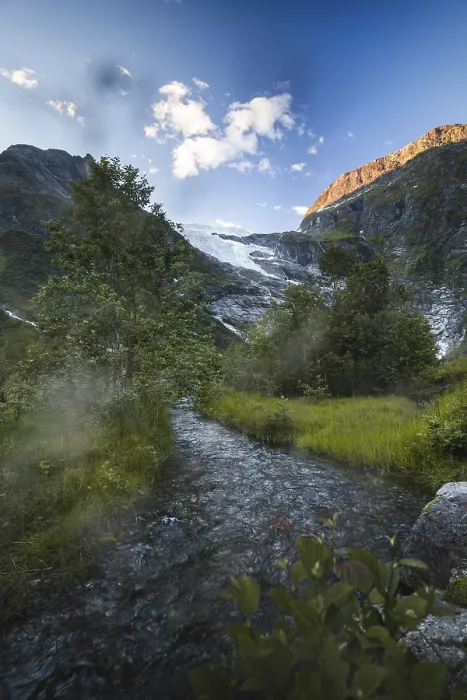Framed Print : Norwegian Mountain Landscape Print Framed Print : Norwegian Mountain Landscape Print
