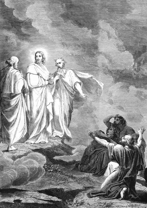 Framed Print : Print of The Transfiguration, Mark 9:7, 1850 Framed Print : Print of The Transfiguration, Mark 9:7, 1850