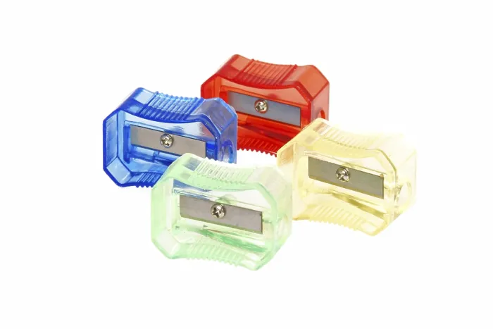Framed Print : Transparent Colored Plastic Pencil Sharpener Print Framed Print : Transparent Colored Plastic Pencil Sharpener Print