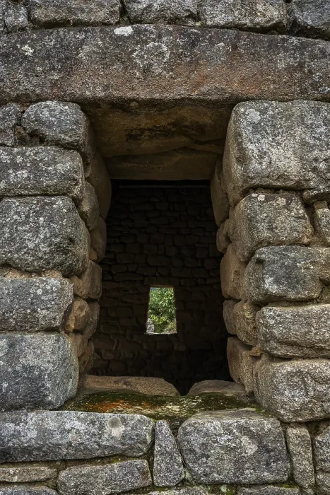 Framed Print : Machu Picchu Trapezoidal Window Print, Peru Framed Print : Machu Picchu Trapezoidal Window Print, Peru