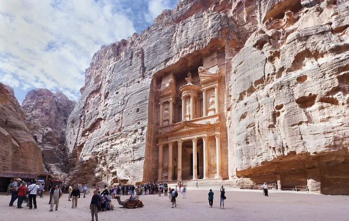 Framed Print : The Treasury at Petra Print Framed Print : The Treasury at Petra Print