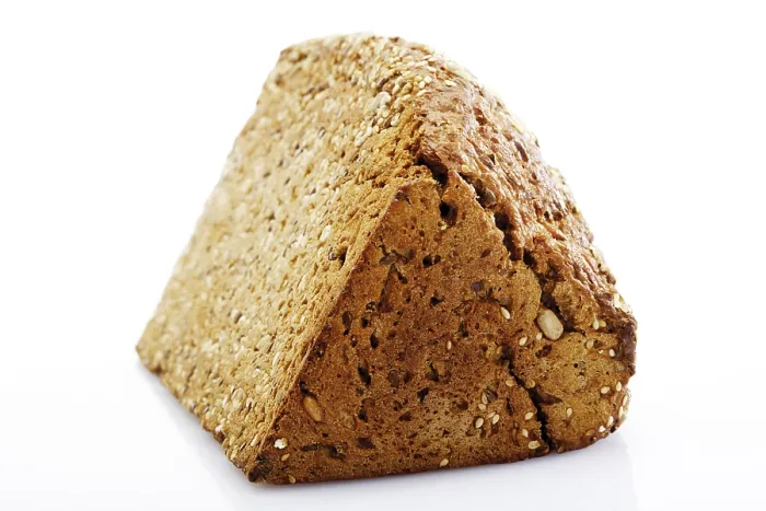 Framed Print : Triangle-shaped wholegrain bread Print Framed Print : Triangle-shaped wholegrain bread Print
