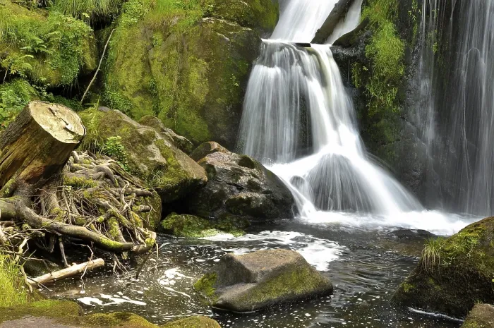 Framed Print : Triberg Waterfall Print - Germany