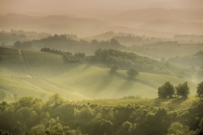 Framed Print : Tuscan Hills Landscape Print Framed Print : Tuscan Hills Landscape Print