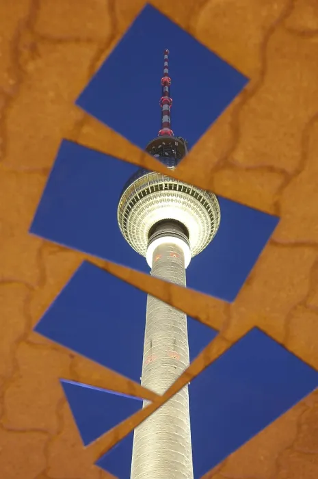 Framed Print : TV Tower Print, Berlin Germany Framed Print : TV Tower Print, Berlin Germany