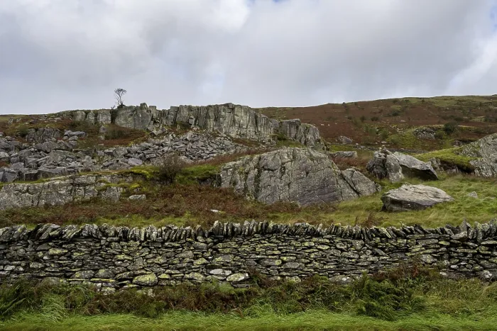 Framed Print : Typical Landscape with Stone Wall Print, Snowdonia National Park, Wales Framed Print : Typical Landscape with Stone Wall Print, Snowdonia National Park, Wales