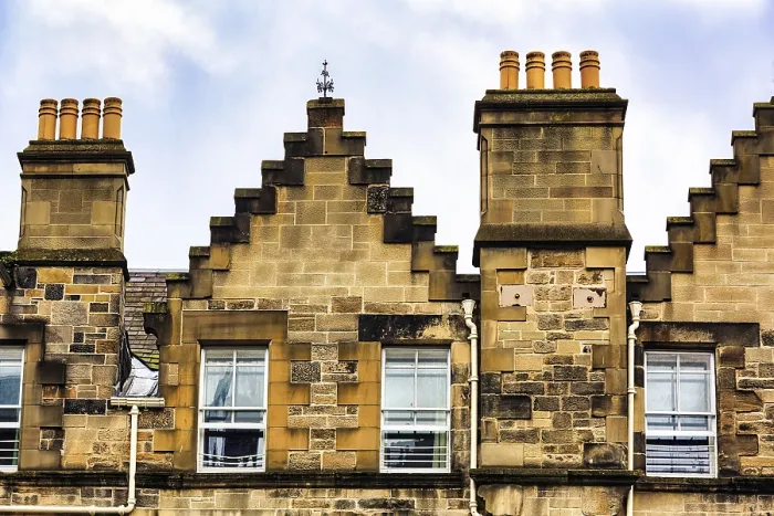 Framed Print : Typical Stepped Gable Print, Edinburgh Old Town Framed Print : Typical Stepped Gable Print, Edinburgh Old Town