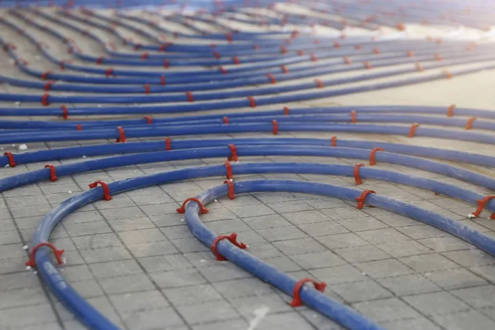 Framed Print : Underfloor Heating System Print Framed Print : Underfloor Heating System Print