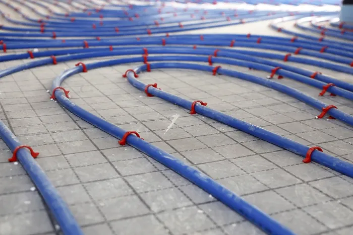 Framed Print : Underfloor Heating System Print Framed Print : Underfloor Heating System Print