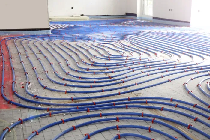Framed Print : Underfloor Heating System Print Framed Print : Underfloor Heating System Print
