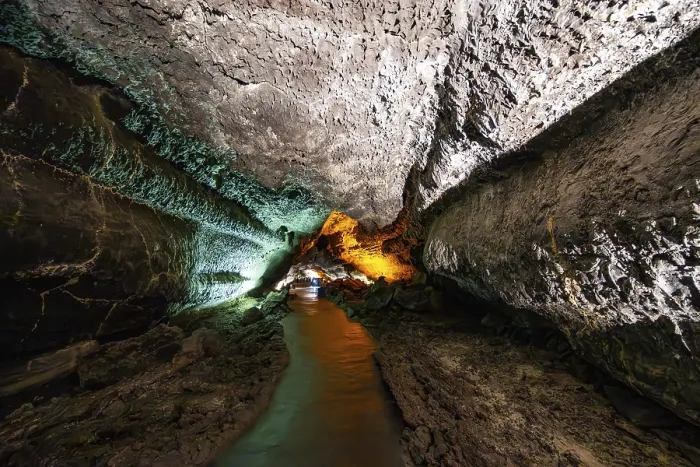 Framed Print : Underground Cave Print - Lanzarote, Canary Islands Framed Print : Underground Cave Print - Lanzarote, Canary Islands