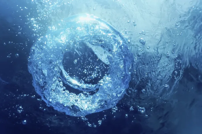 Framed Print : Underwater Bubble Ring Ascends towards the Sun Print Framed Print : Underwater Bubble Ring Ascends towards the Sun Print