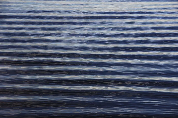Framed Print : Uniform Water Waves Print, Lake Constance Germany