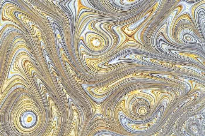 Framed Print : Digital Marble Print - Fractal Geometry Framed Print : Digital Marble Print - Fractal Geometry