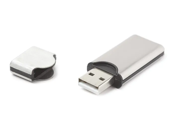 Framed Print : USB Flash Drive Print on White Background Framed Print : USB Flash Drive Print on White Background