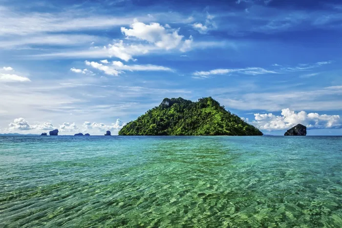 Framed Print : Tropical Island Print - Thailand Framed Print : Tropical Island Print - Thailand