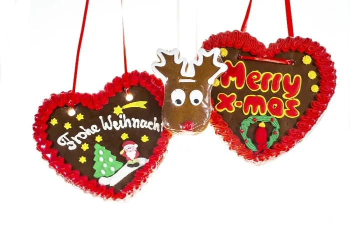 Framed Print : Gingerbread Hearts Print Framed Print : Gingerbread Hearts Print