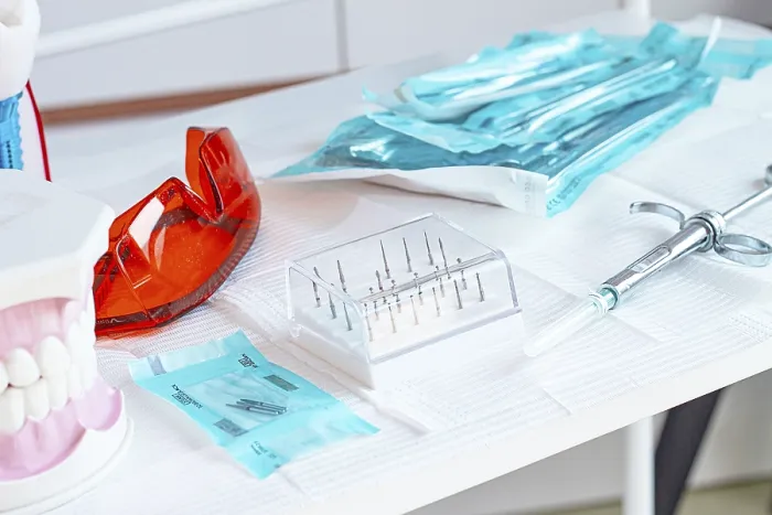 Framed Print : Dental Office Instruments Print Framed Print : Dental Office Instruments Print