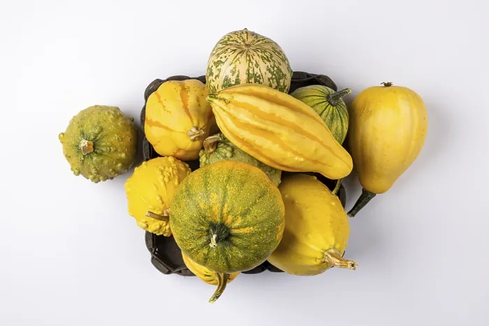 Framed Print : Ornamental Pumpkins in Baskets Print Framed Print : Ornamental Pumpkins in Baskets Print
