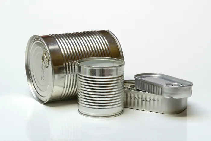 Framed Print : Various tin cans Print by imageBROKER Framed Print : Various tin cans Print by imageBROKER