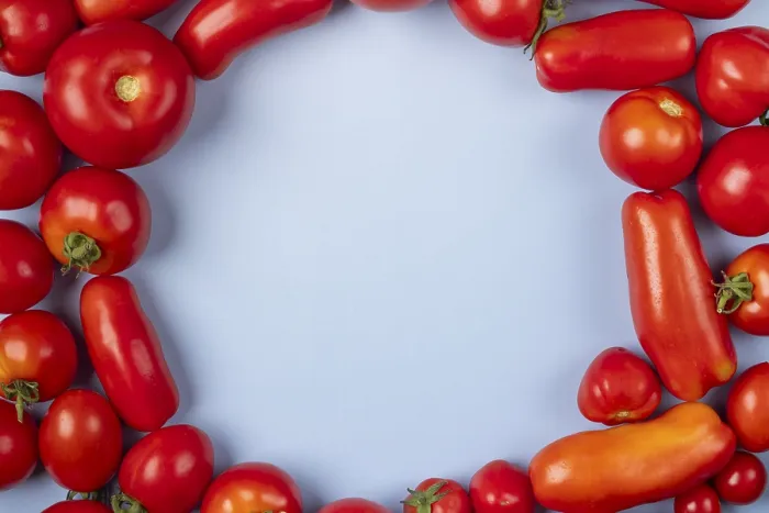Framed Print : Various Tomatoes in Circular Frame Print Framed Print : Various Tomatoes in Circular Frame Print