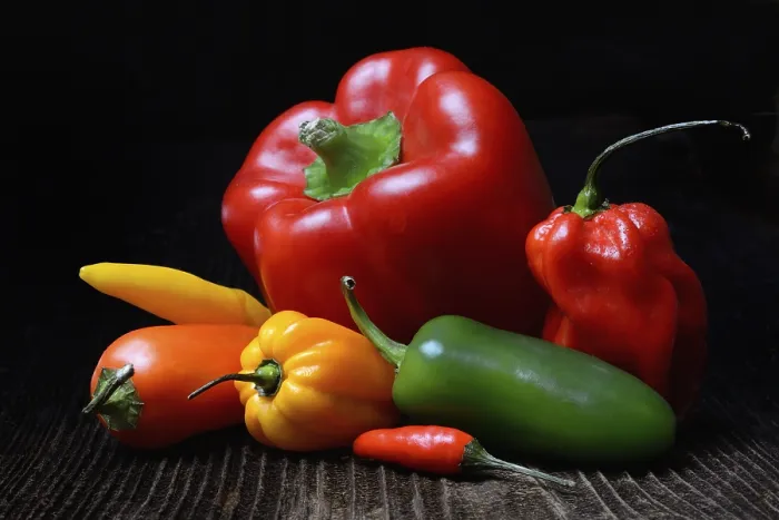 Framed Print : Various Peppers, Germany Print Framed Print : Various Peppers, Germany Print