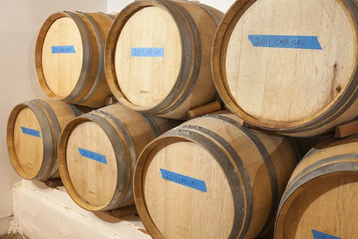 Framed Print : Wine Barrels Aging in Cellar Print Framed Print : Wine Barrels Aging in Cellar Print