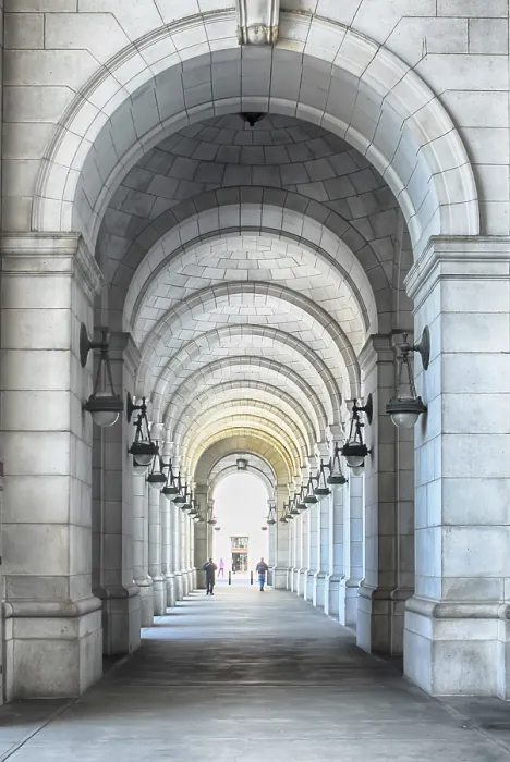 Framed Print : Vaulted Ceiling Print at Washington DC Train Station Framed Print : Vaulted Ceiling Print at Washington DC Train Station