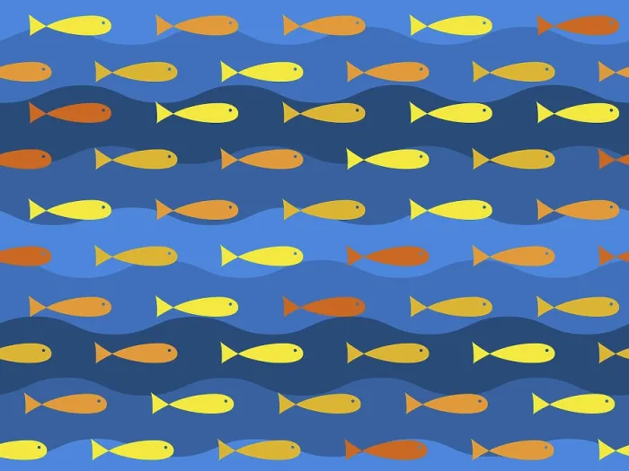 Framed Print : Underwater Fish Seamless Print Pattern Framed Print : Underwater Fish Seamless Print Pattern