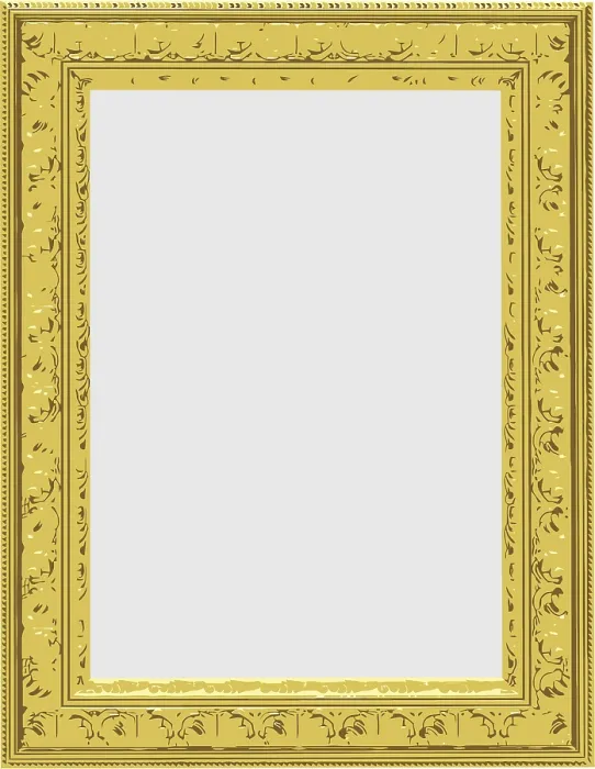 Framed Print : Vector Gold Frame Print Framed Print : Vector Gold Frame Print