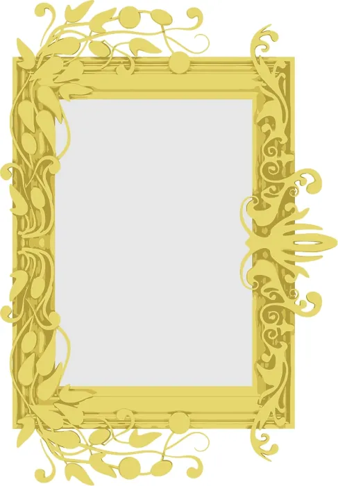 Framed Print : Vector Gold Frame Print Framed Print : Vector Gold Frame Print