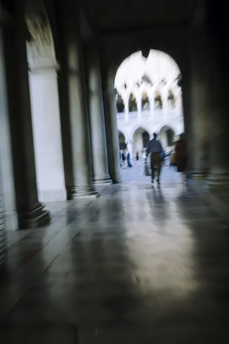 Framed Print : Venice Print: Arcade with Columns Framed Print : Venice Print: Arcade with Columns