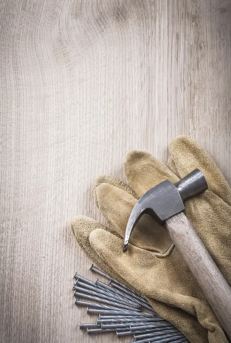 Framed Print : Vertical Print of Claw Hammer and Nails on Wood Framed Print : Vertical Print of Claw Hammer and Nails on Wood